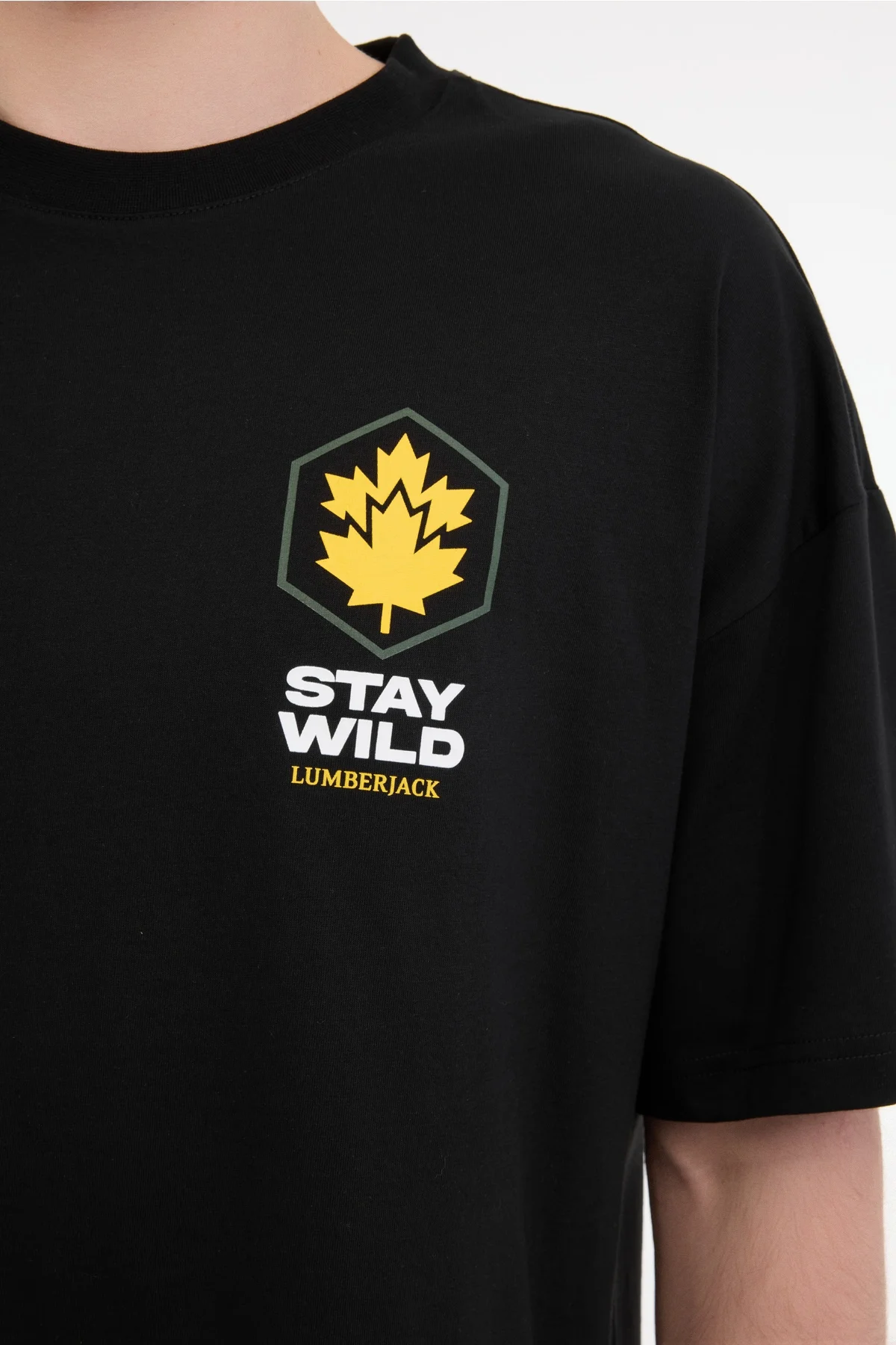 ML STAR 11OTD1-27 5FX Siyah Erkek Kısa Kol T-Shirt