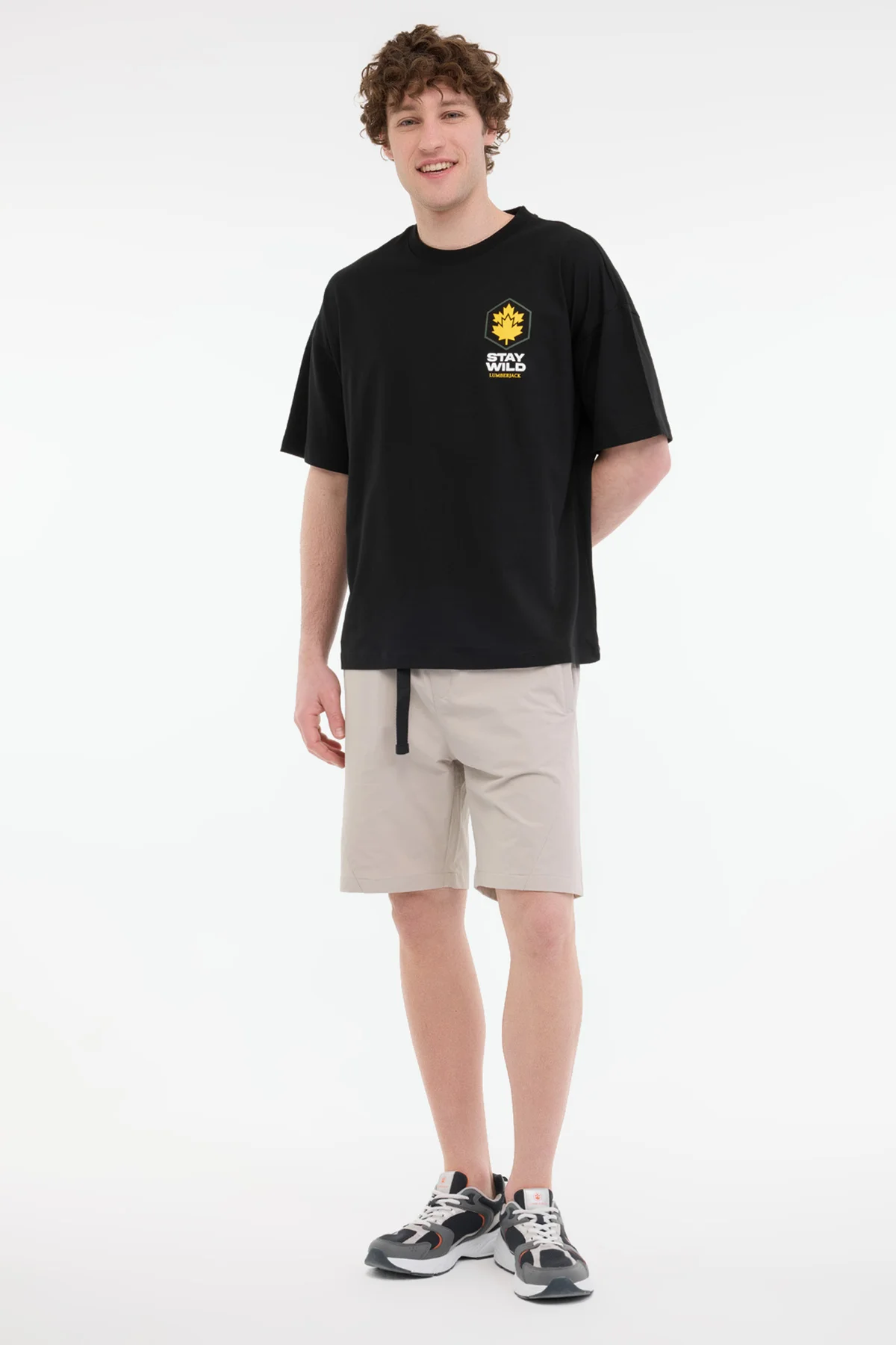 ML STAR 11OTD1-27 5FX Siyah Erkek Kısa Kol T-Shirt