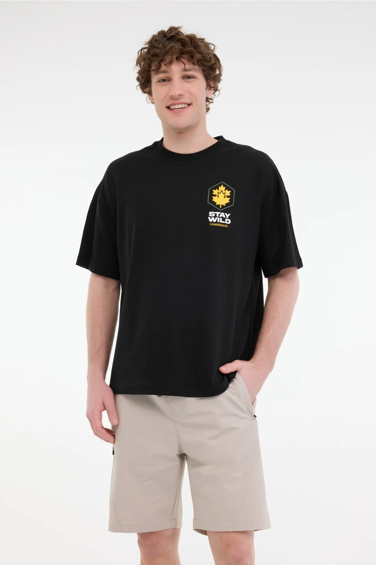 ML STAR 11OTD1-27 5FX Siyah Erkek Kısa Kol T-Shirt