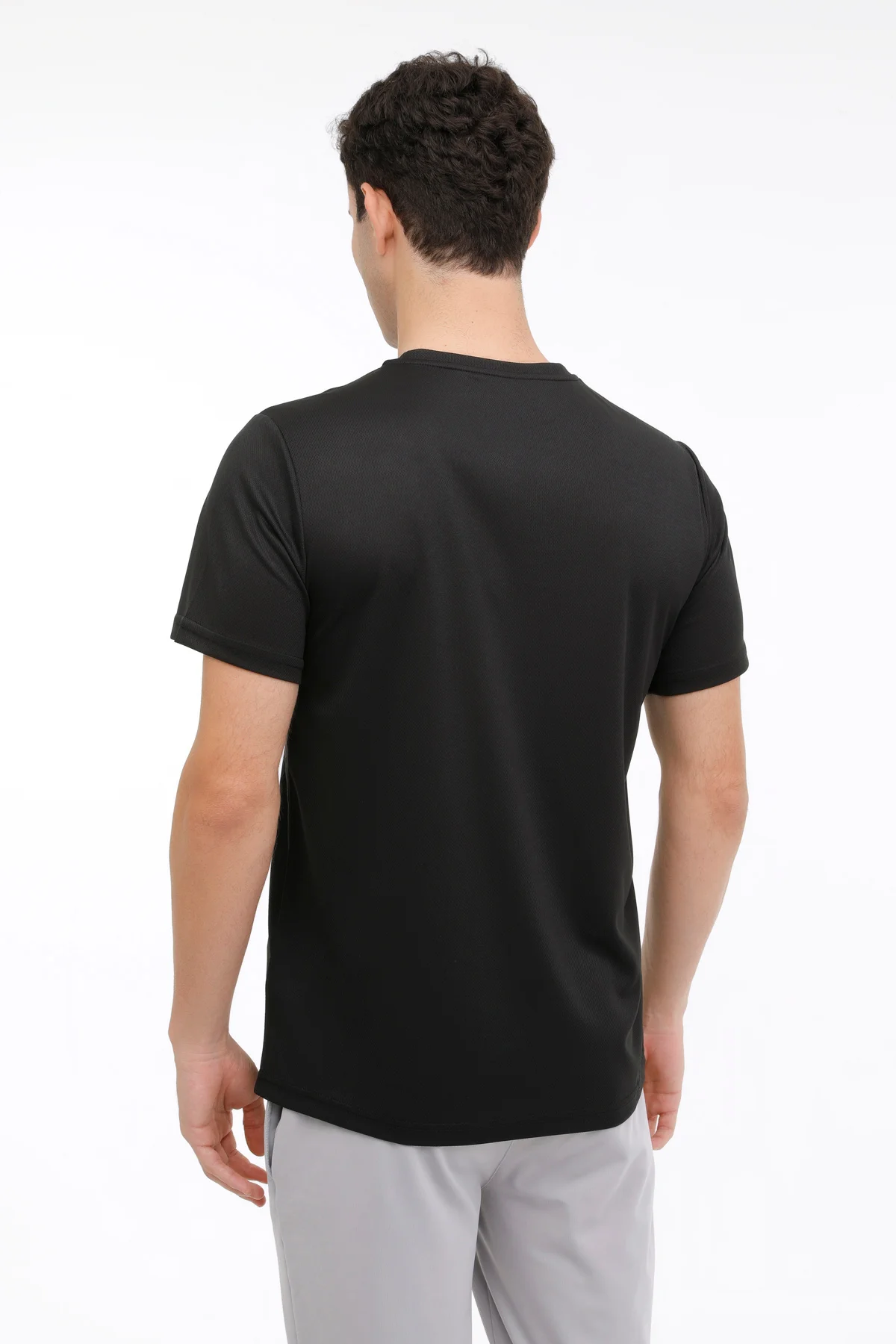 ML STEN 11PRF-244 4FX Siyah Erkek Kısa Kol T-Shirt