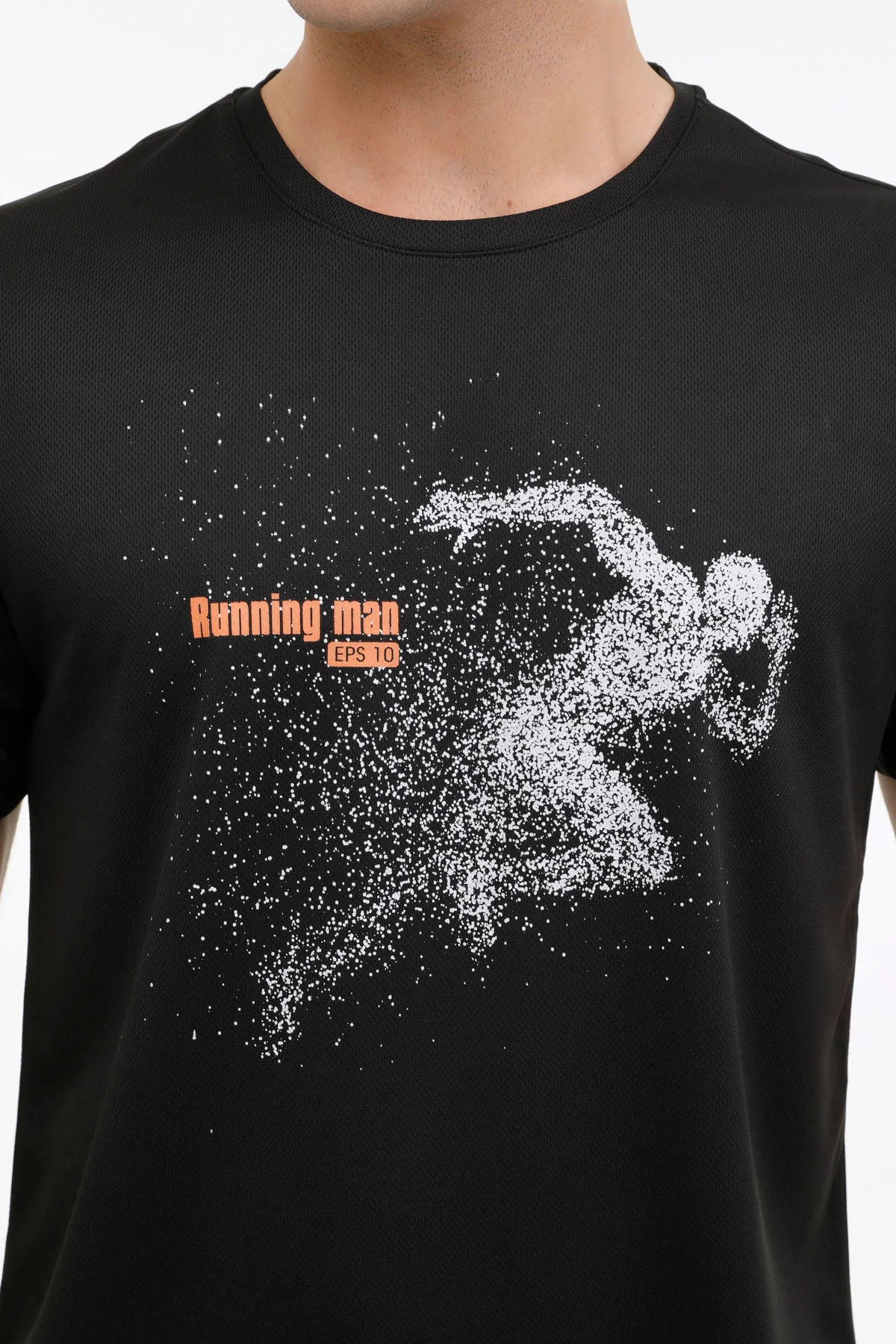 ML STEN 11PRF-244 4FX Siyah Erkek Kısa Kol T-Shirt