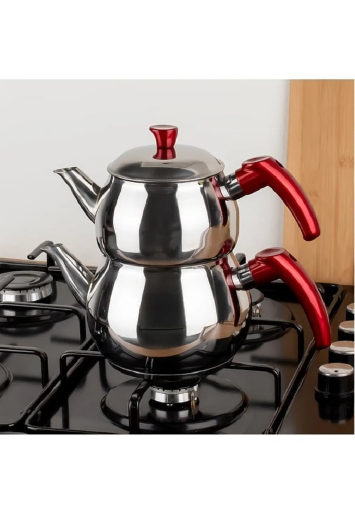 M.l.c Çelik Çaydanlık Kendinden Süzgeçli Mini Boy