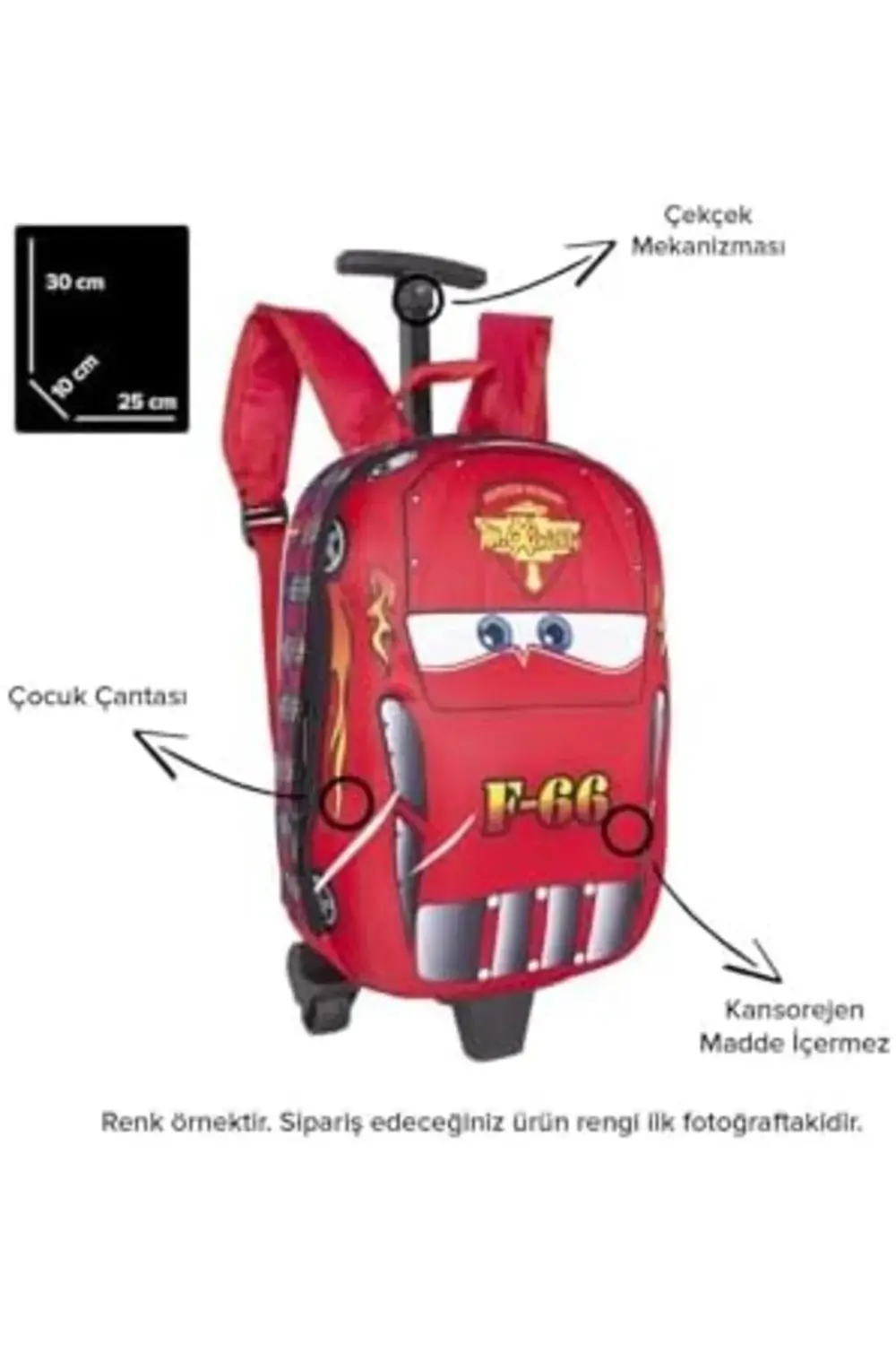 Mn Spide Tekerlekli Erkek Çocuk Sırt Çantası 395519