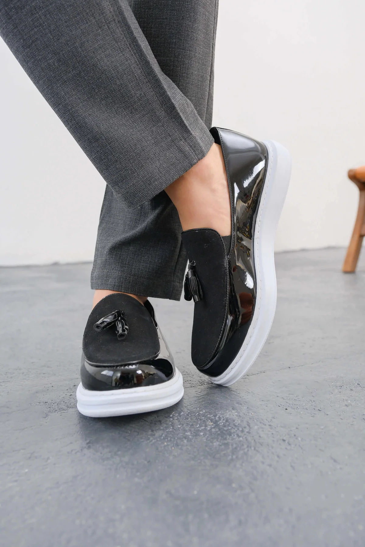 MN002 - RBT Loafer Verniciata Erkek Ayakkabı SIYAH MN002 - RBT Loafer Verniciata Erkek Ayakkabı SIYAH
