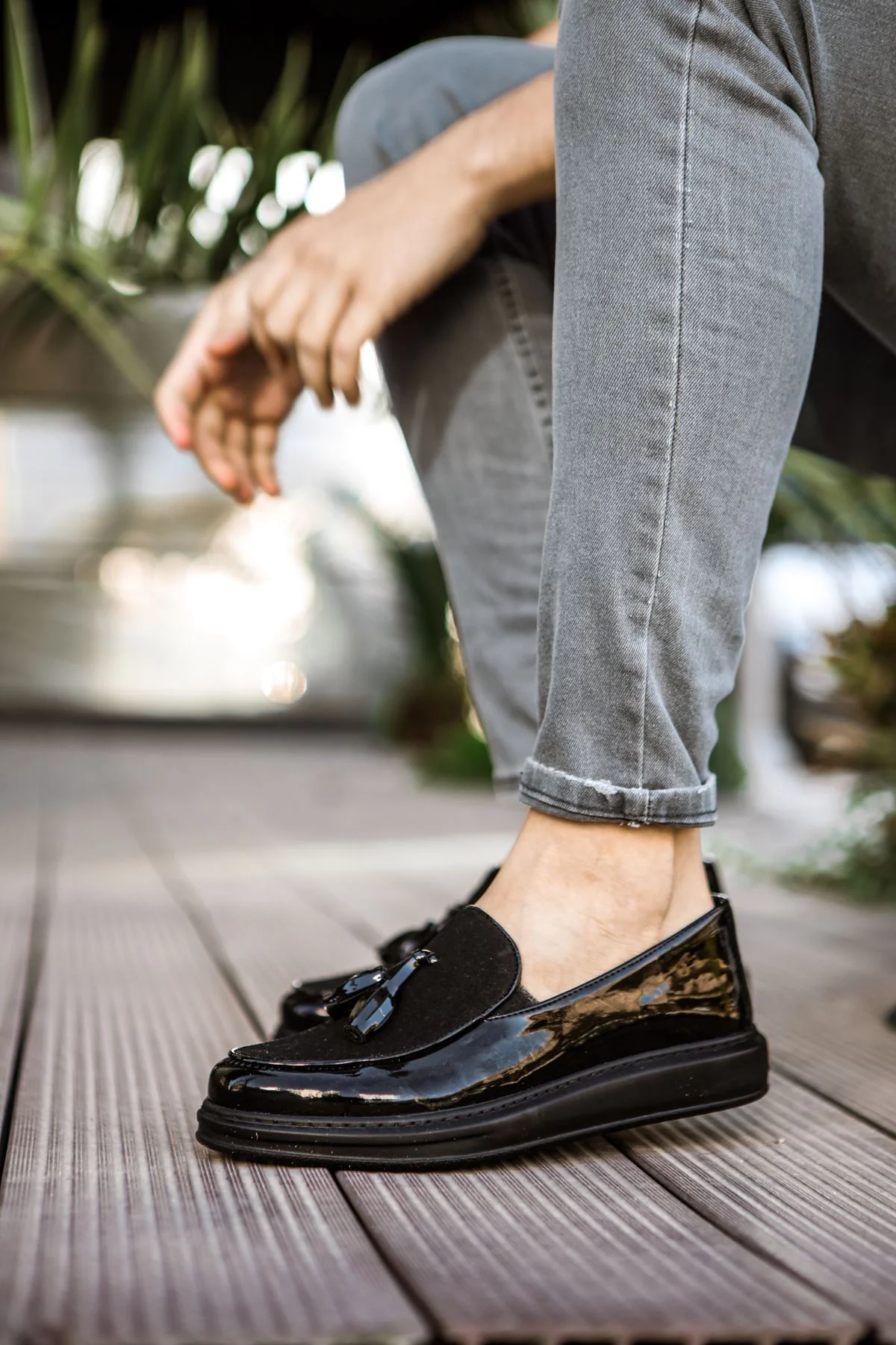 MN002 - RST Loafer Verniciata Erkek Ayakkabı SIYAH MN002 - RST Loafer Verniciata Erkek Ayakkabı SIYAH