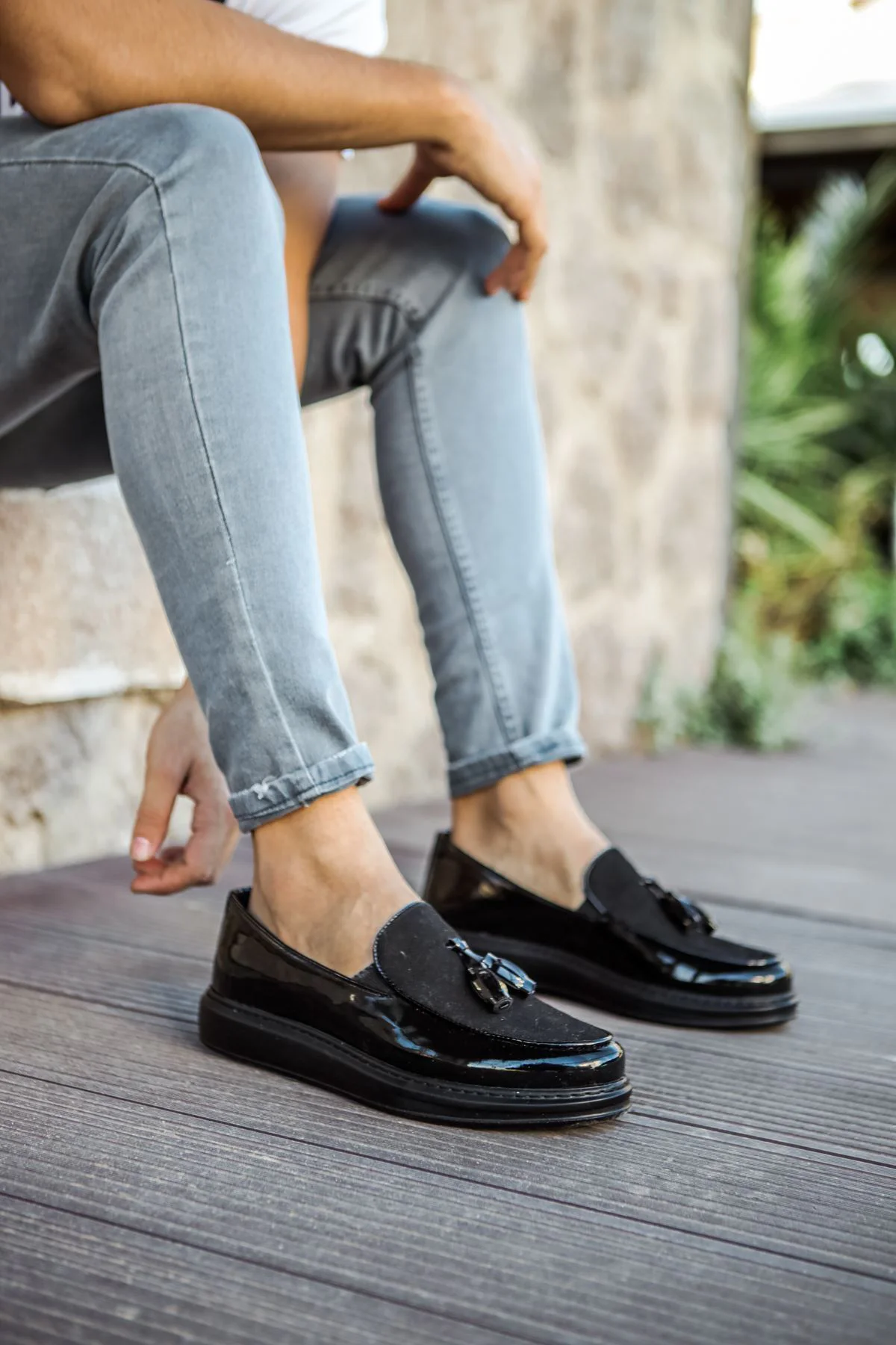 MN002 - RST Loafer Verniciata Erkek Ayakkabı SIYAH MN002 - RST Loafer Verniciata Erkek Ayakkabı SIYAH