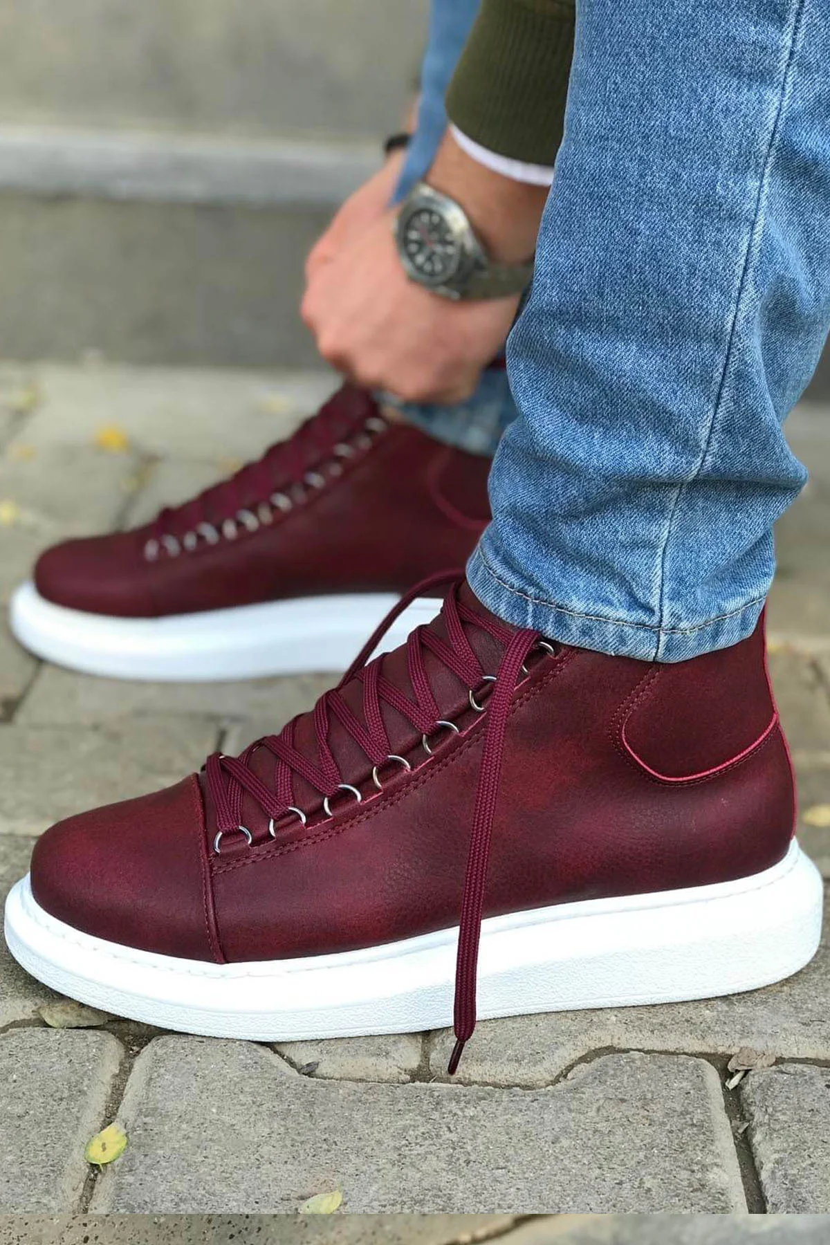 MN258 - CBT Roma Erkek Bot BORDO MN258 - CBT Roma Erkek Bot BORDO