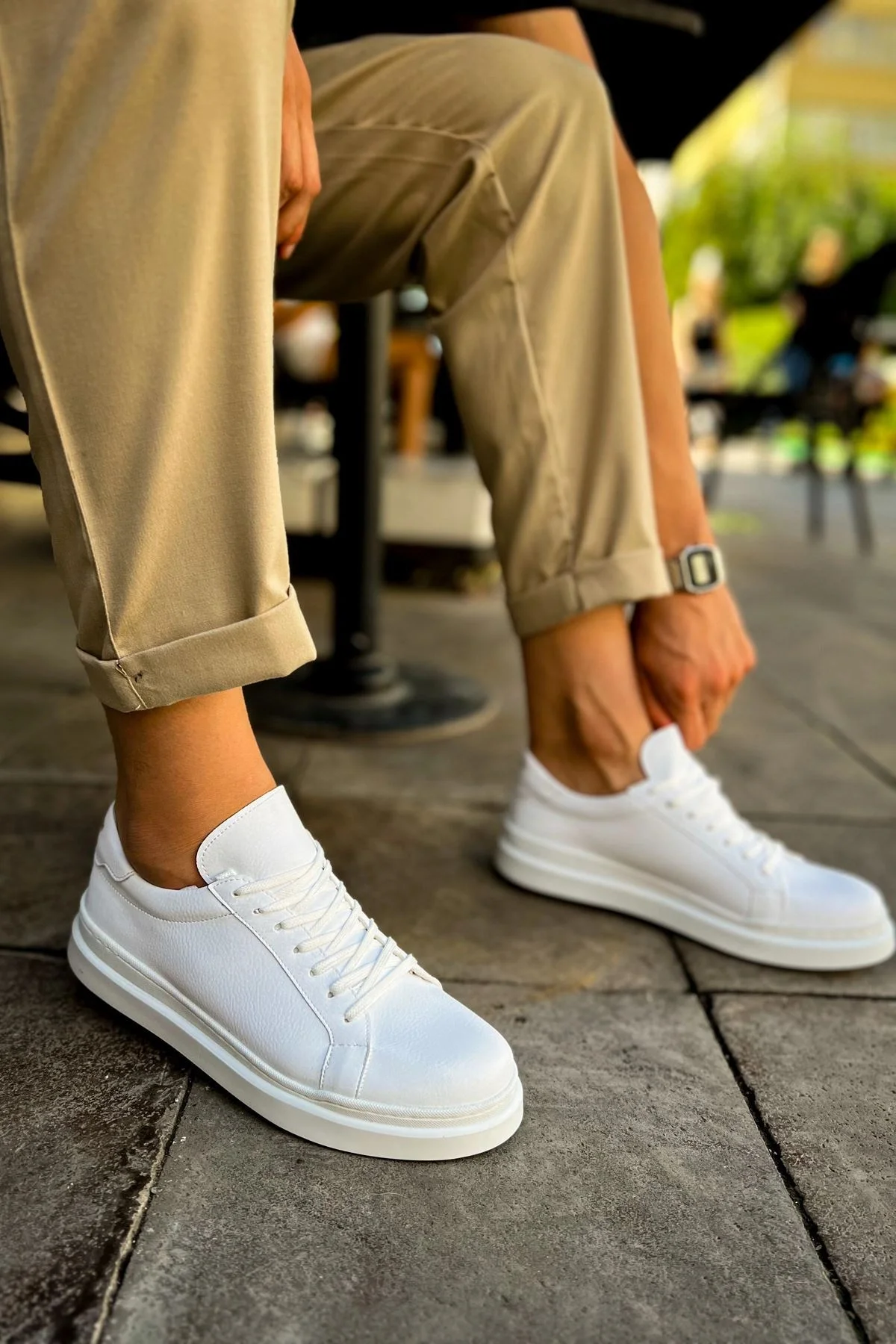 MN979 - Santoni CRT Spor Erkek Ayakkabı BEYAZ MN979 - Santoni CRT Spor Erkek Ayakkabı BEYAZ Fiyatı, Yorumları ve Özellikleri