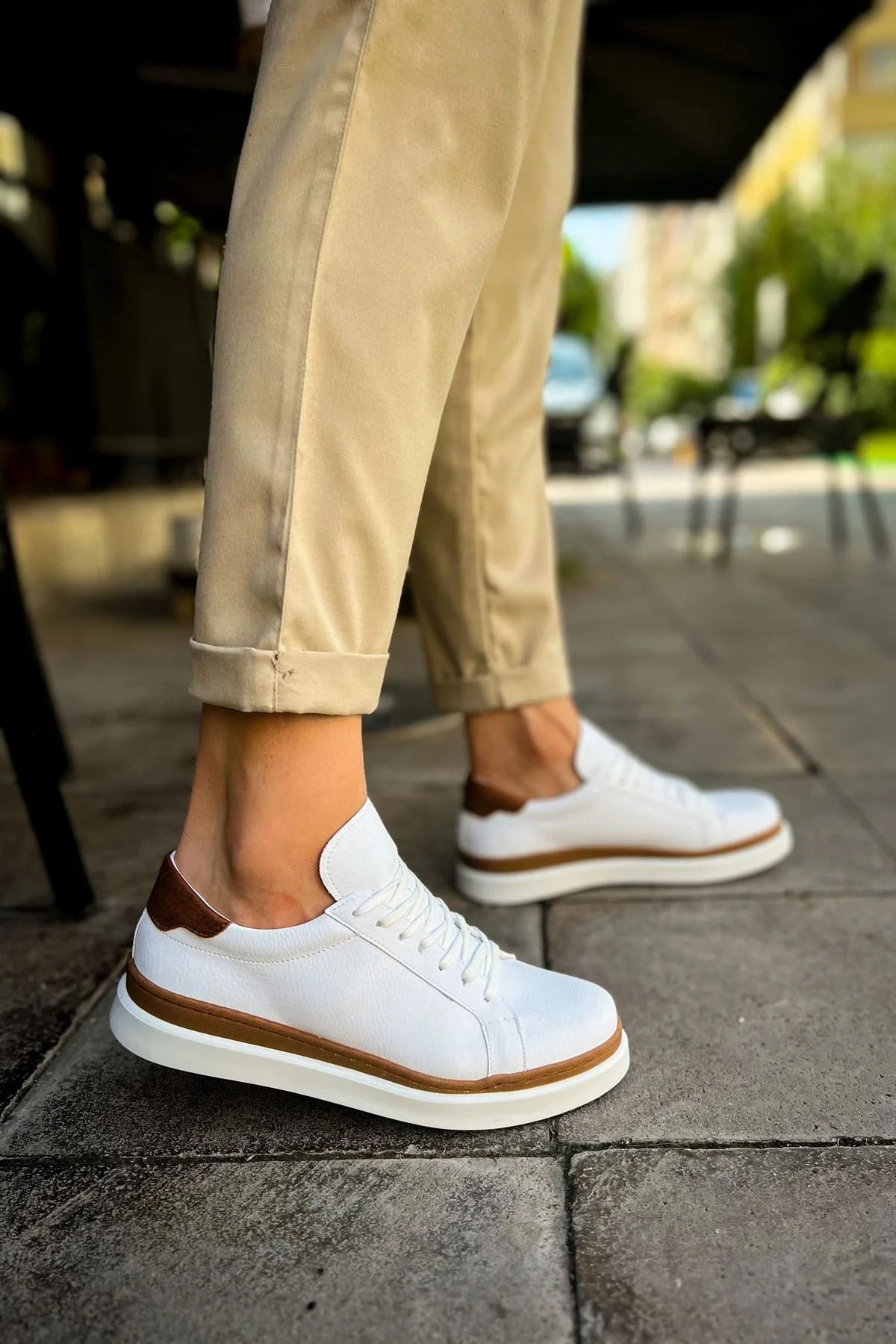 MN979 - Santoni GBT Spor Erkek Ayakkabı BEYAZ/TABA MN979 - Santoni GBT Spor Erkek Ayakkabı BEYAZ/TABA Fiyatı, Yorumları ve Özellikleri