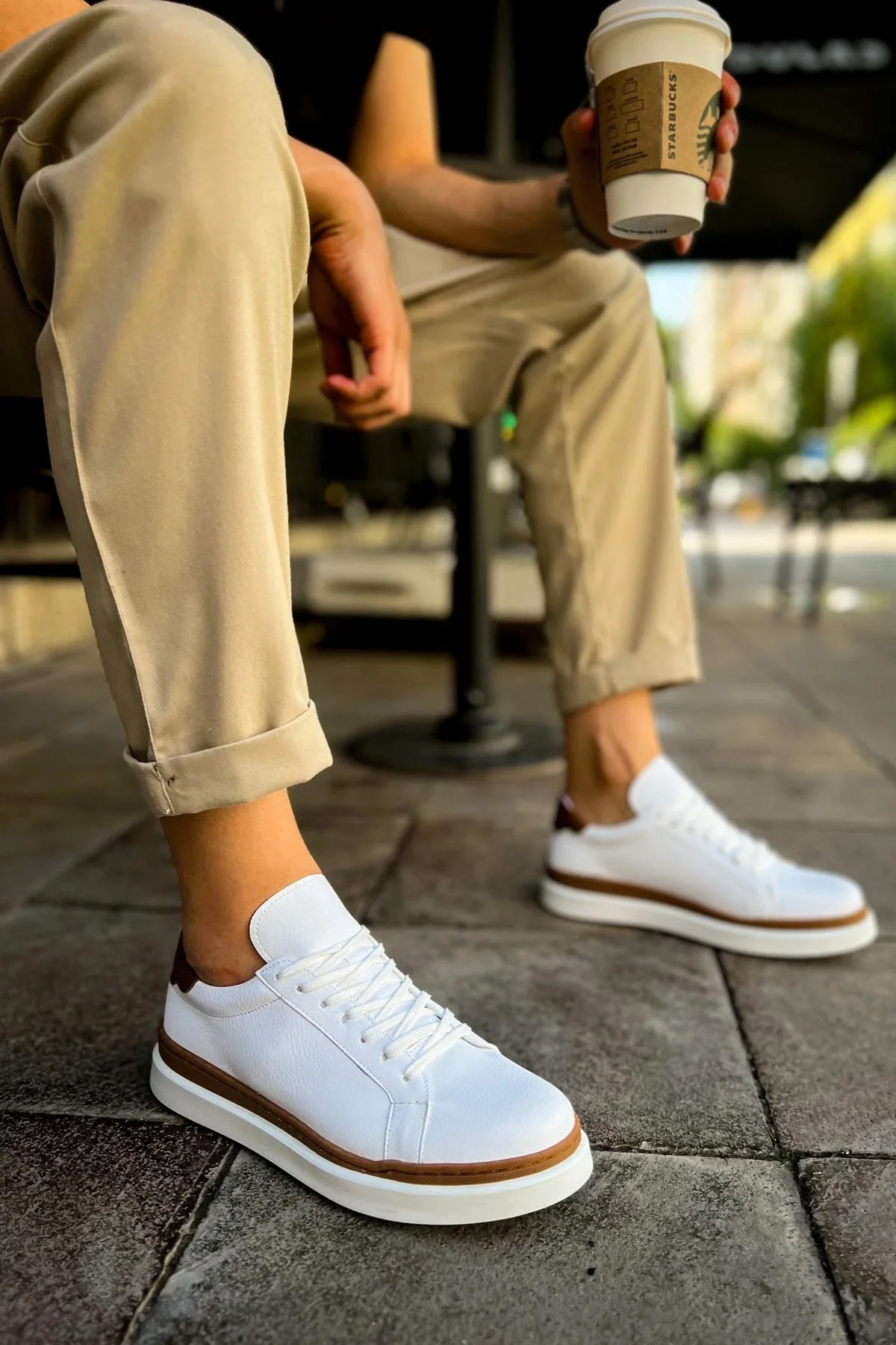 MN979 - Santoni GBT Spor Erkek Ayakkabı BEYAZ/TABA MN979 - Santoni GBT Spor Erkek Ayakkabı BEYAZ/TABA Fiyatı, Yorumları ve Özellikleri