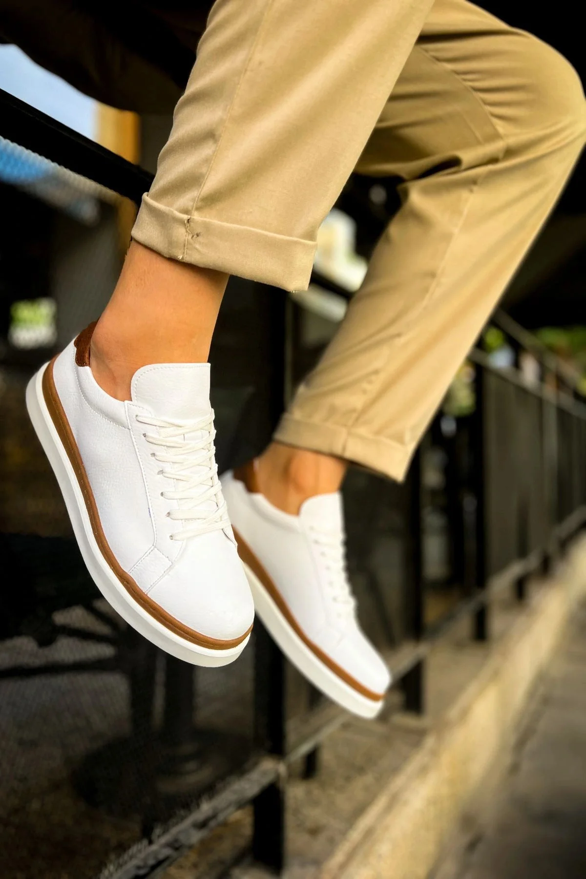 MN979 - Santoni GBT Spor Erkek Ayakkabı BEYAZ/TABA MN979 - Santoni GBT Spor Erkek Ayakkabı BEYAZ/TABA Fiyatı, Yorumları ve Özellikleri