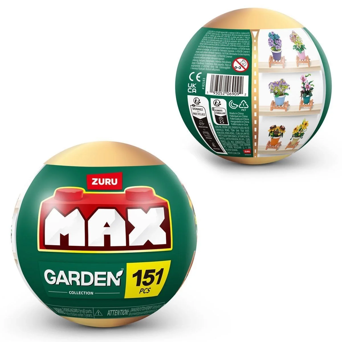 MNB08000 MAX Saksı Bitkileri sürprizi 151 parça - 1 Adet Fiyatıdır