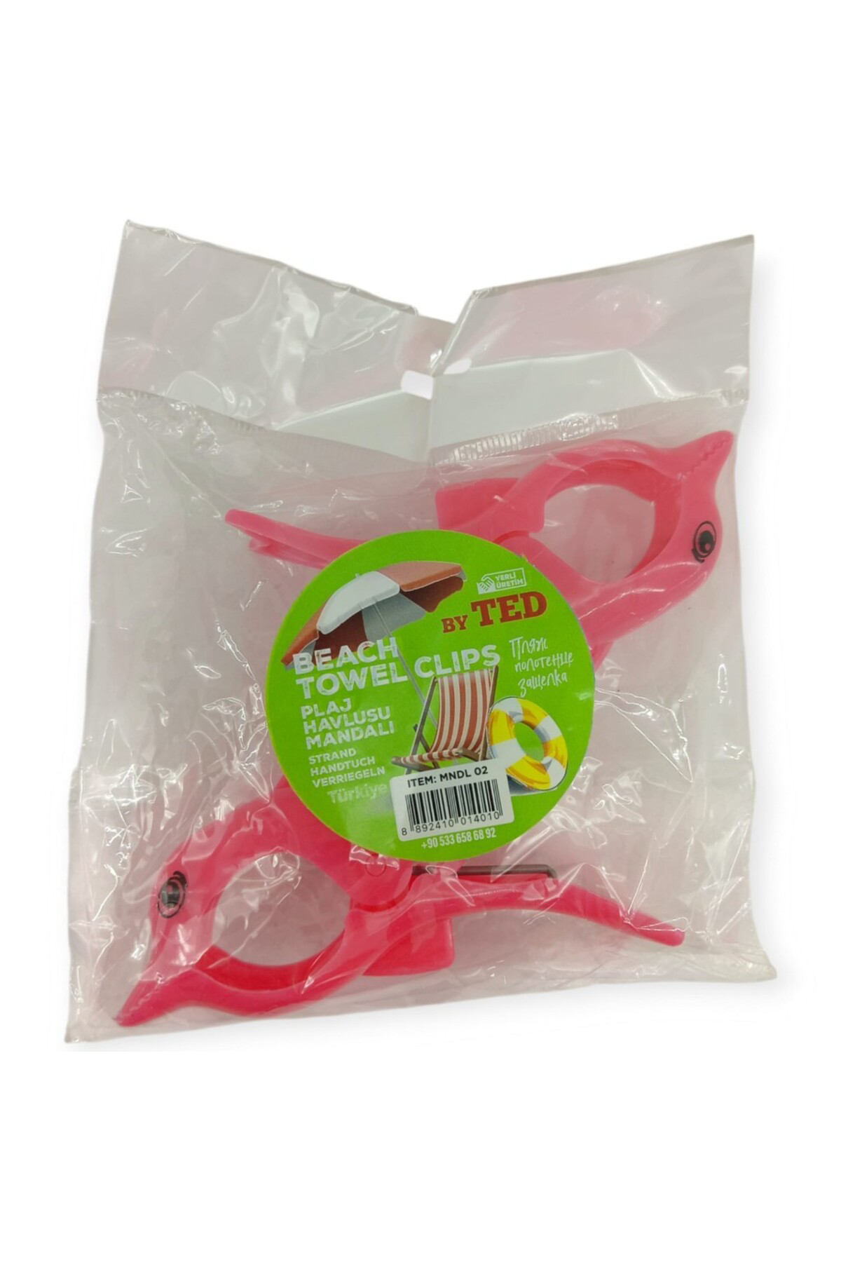 MNDL02 - PLAJ HAVLUSU MANDALI YUNUS DESENLİ 4 AST (Lisinya)