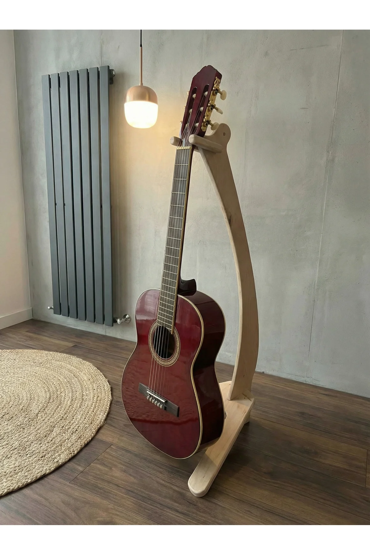 MNT02 Ham Ahşap Tasarım Gitar Enstrüman Sehpası Ayaklık MNT02 Ham Ahşap Tasarım Gitar Enstrüman Sehpası Ayaklık