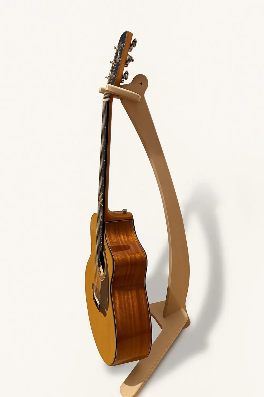 MNT02 Ham Ahşap Tasarım Gitar Enstrüman Sehpası Ayaklık