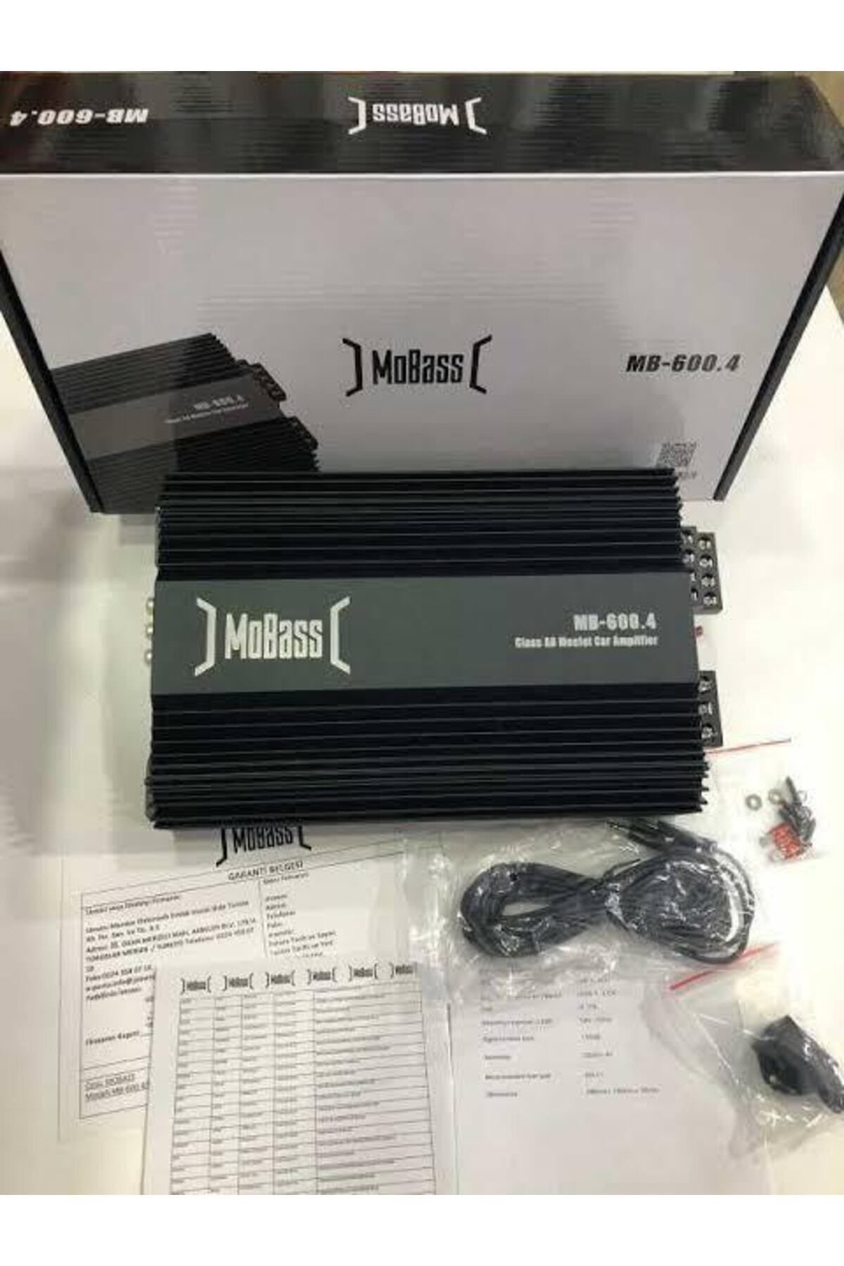 Arslan Sound Mobass 600.4 Bas Kontrollü 4Çikişli Anfi