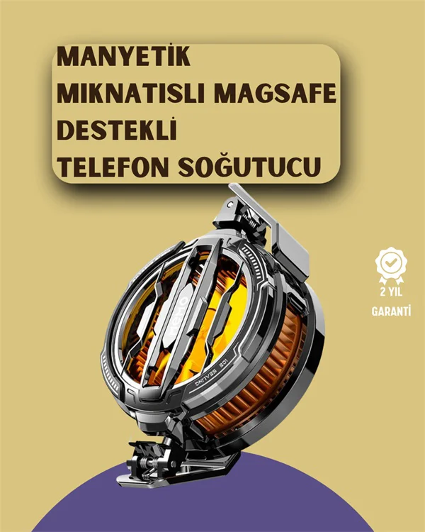 Mobil Oyunlar İçin Serinletici Telefon Fanı Sessiz Çalışma Geniş 
