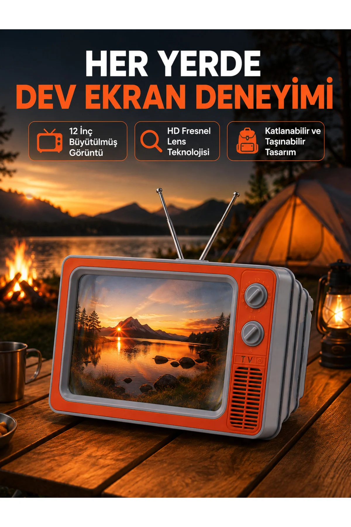 Mobil Telefon Ekran Büyütücü 12 İnç Fresnel Lens Göz Konforu Sağlayan Taşınabilir Mobil Telefon Ekran Büyütücü 12 İnç Fresnel Lens Göz Konforu Sağlayan Taşınabilir