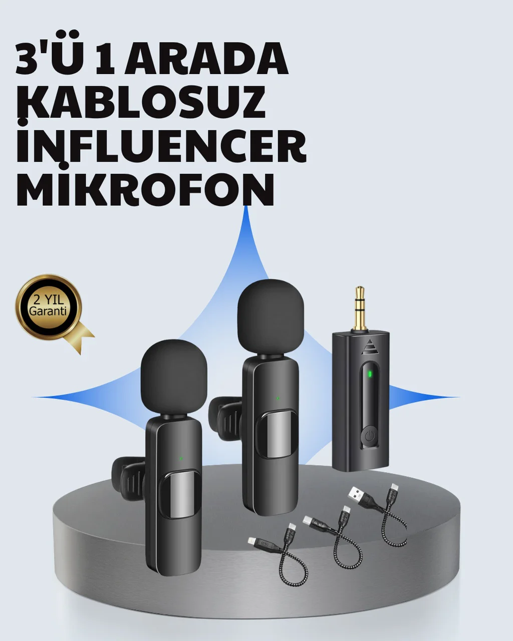 Mobil Uyumlu Mikrofon - Dış Mekân İçin İdeal - Lisinya