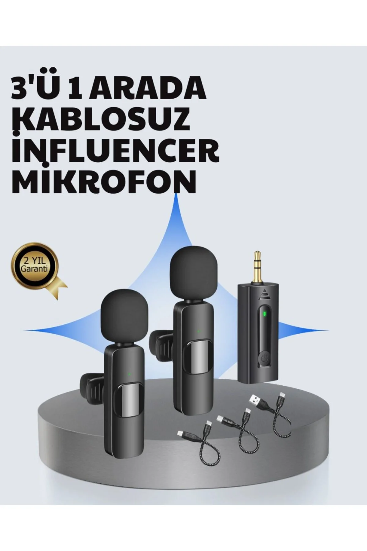 Mobil Uyumlu Mikrofon - Dış Mekân İçin İdeal