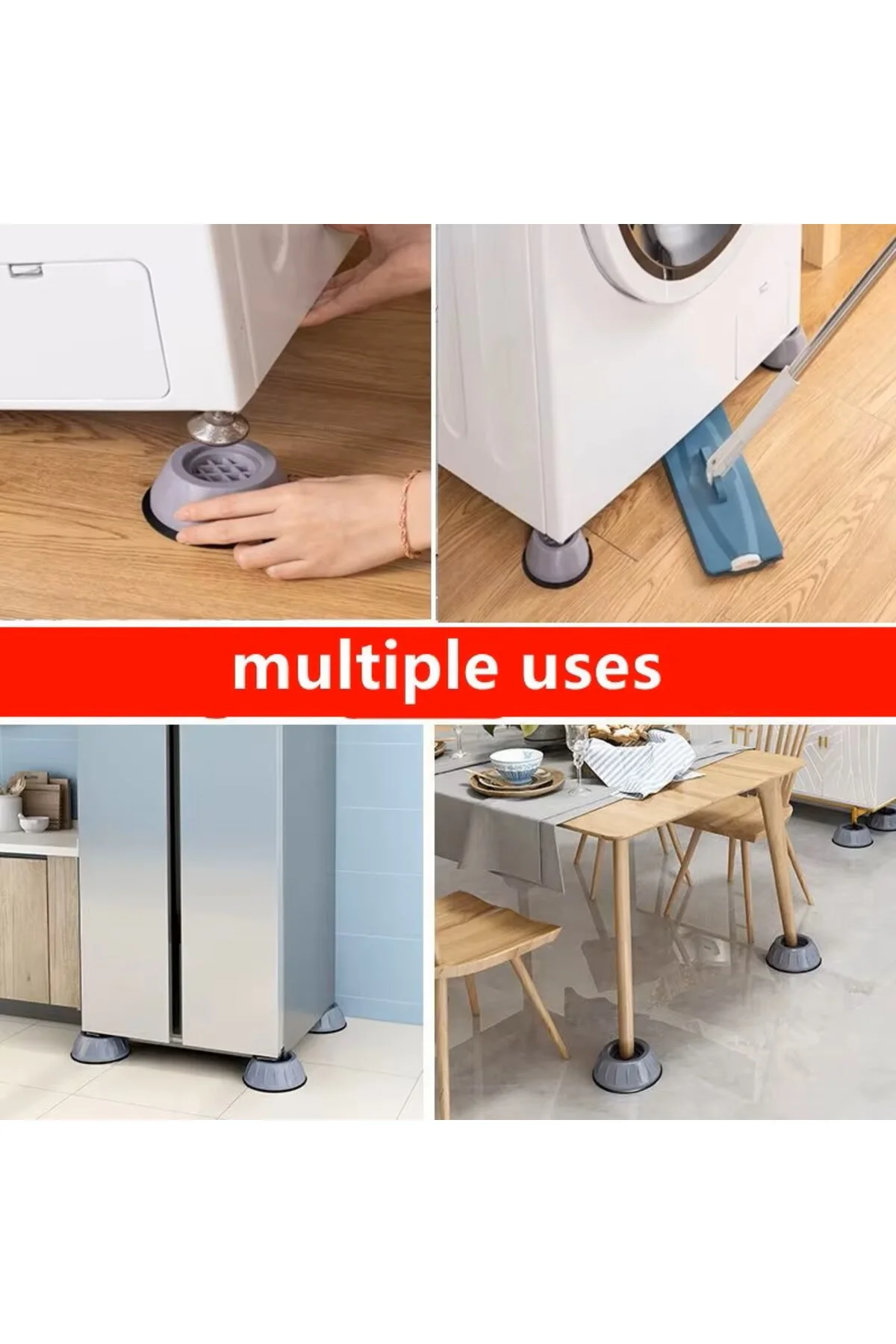 Mobilya ve Çamaşır Makinesi Titreşim Engelleyici Stoper Mobilya ve Çamaşır Makinesi Titreşim Engelleyici Stoper