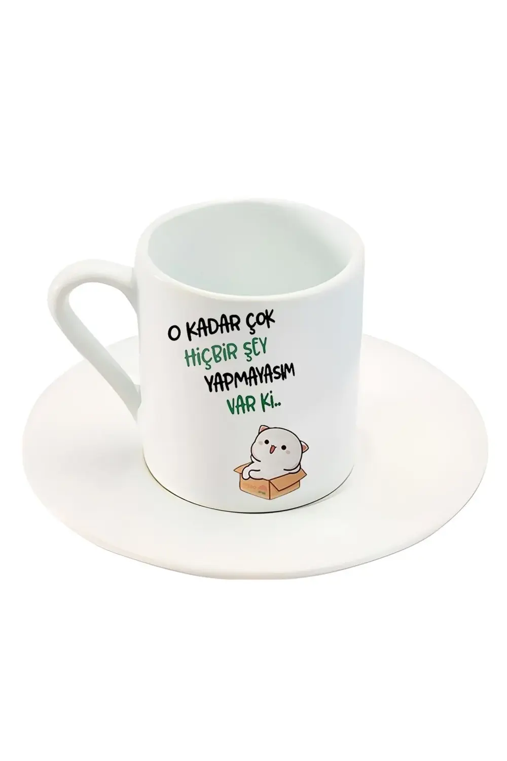 Mochi Cat Türk Kahve Fincanı