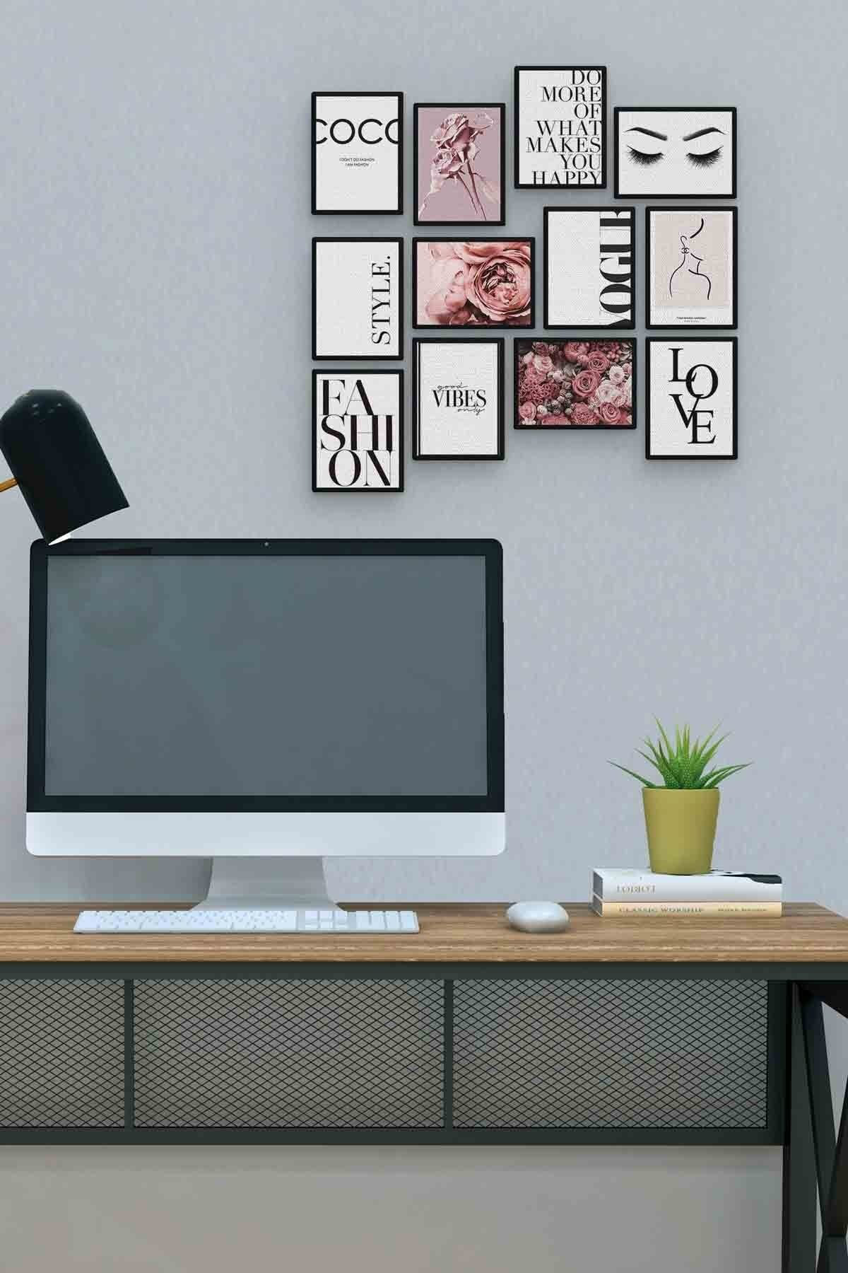Moda 12 Parça Mdf (ahşap) Tablo Ofis Boyu 