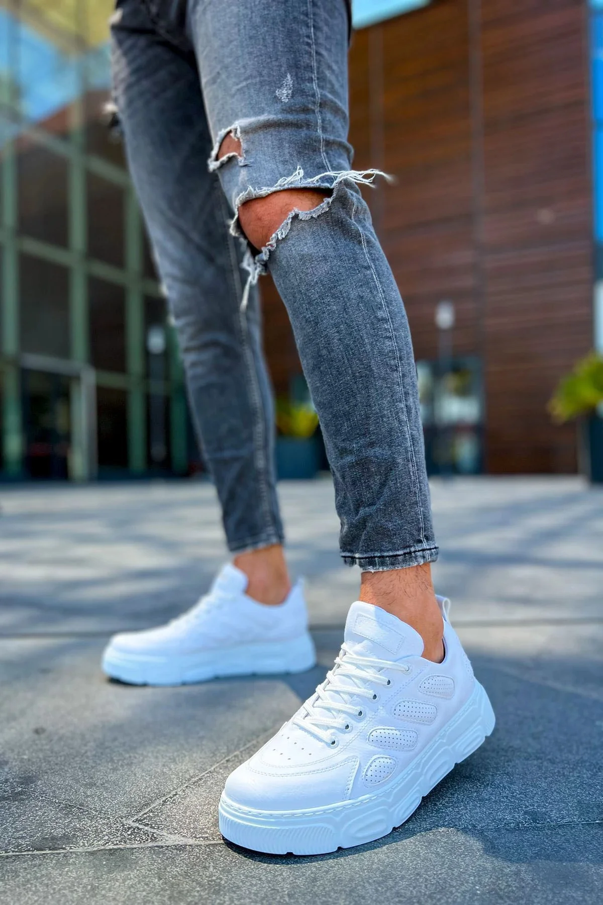 MODA HAS CH105 CBT Cronus Erkek Ayakkabı BEYAZ MODA HAS CH105 CBT Cronus Erkek Ayakkabı BEYAZ