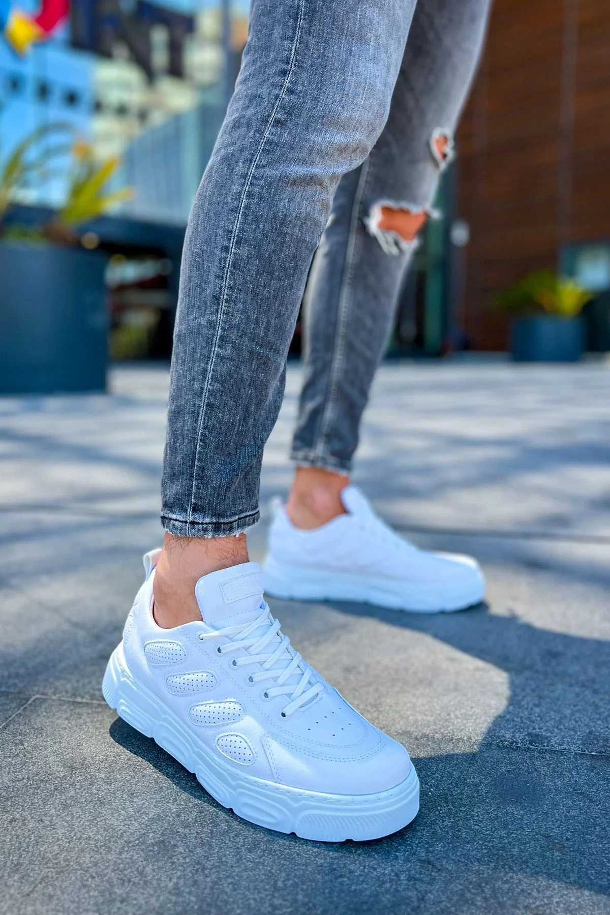 MODA HAS CH105 CBT Cronus Erkek Ayakkabı BEYAZ MODA HAS CH105 CBT Cronus Erkek Ayakkabı BEYAZ