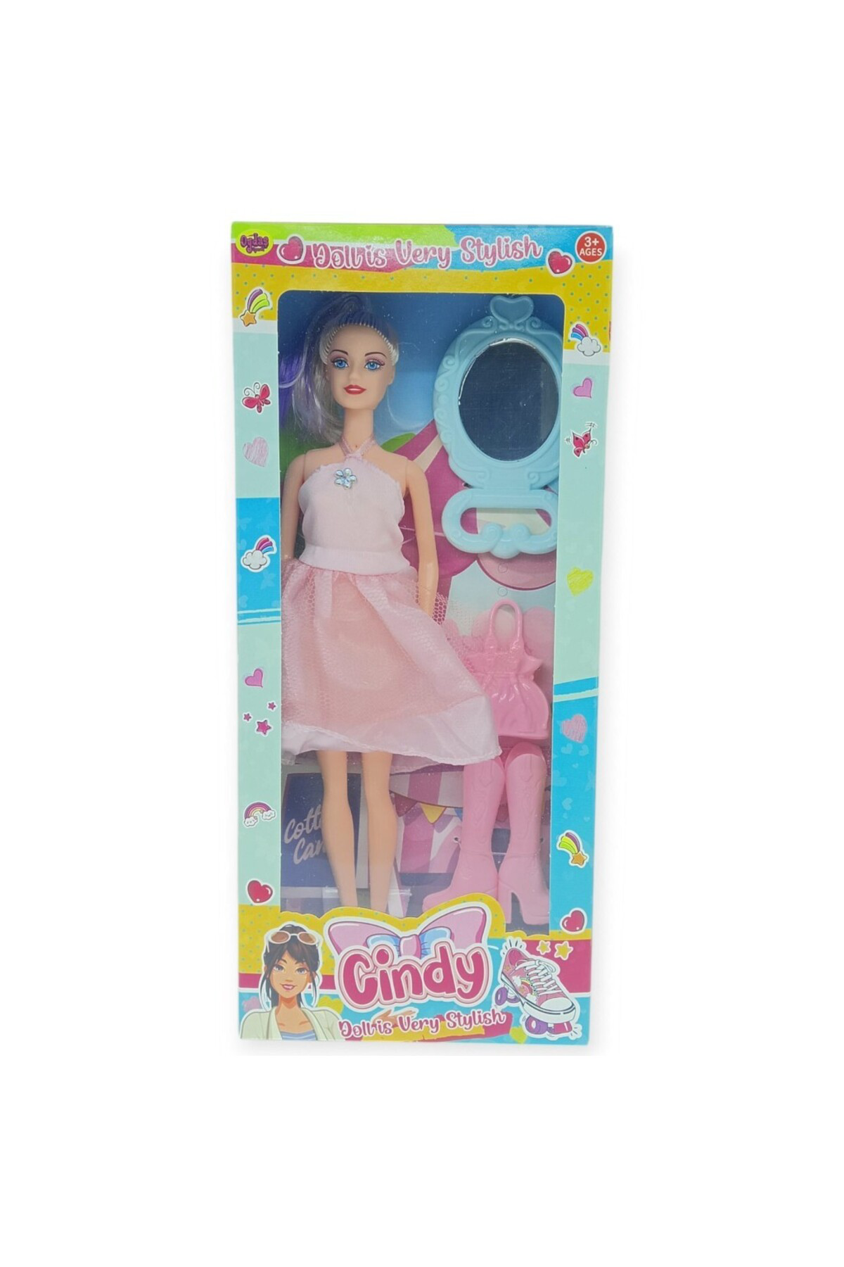 Moda Seti - Aksesuarlı 30 cm Bebek Seti (Lisinya)