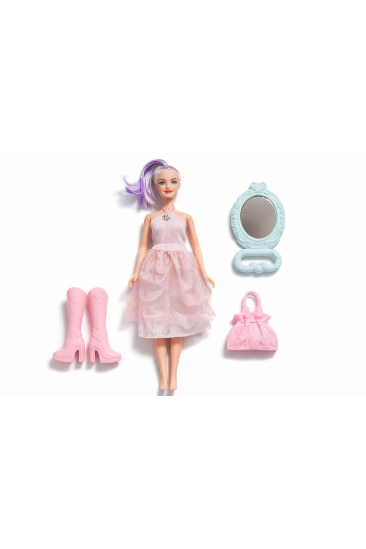 Moda Seti - Aksesuarlı 30 cm Bebek Seti (Lisinya)