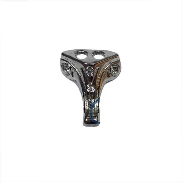 Just Cheap Store Moda Taşli Ahşap Sandik Ayaği, Kutu Ayak 1,5 Cm - Nikel, 100 Adet
