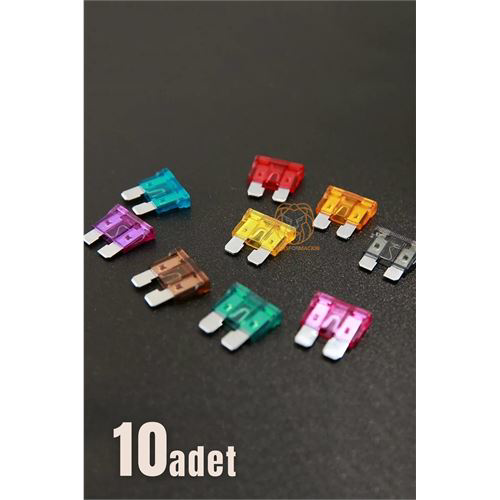 ModaCar 10'lu Araç Bıçak Sigorta ModaCar 10'lu Araç Bıçak Sigorta