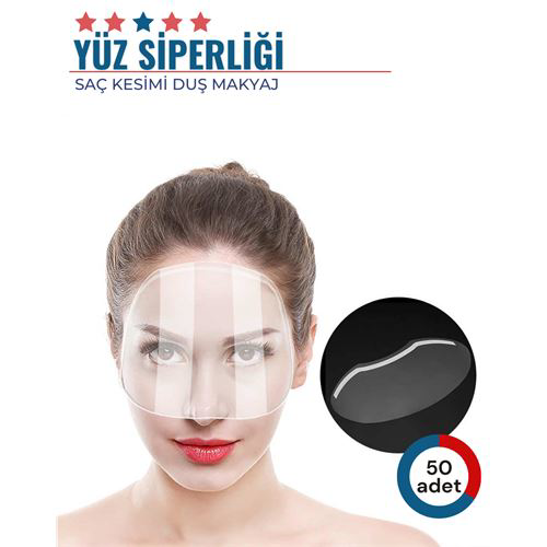 ModaCar 50 Adet Saç Kesimi Duş Makyaj Yüz Koruma Siperliği ModaCar 50 Adet Saç Kesimi Duş Makyaj Yüz Koruma Siperliği