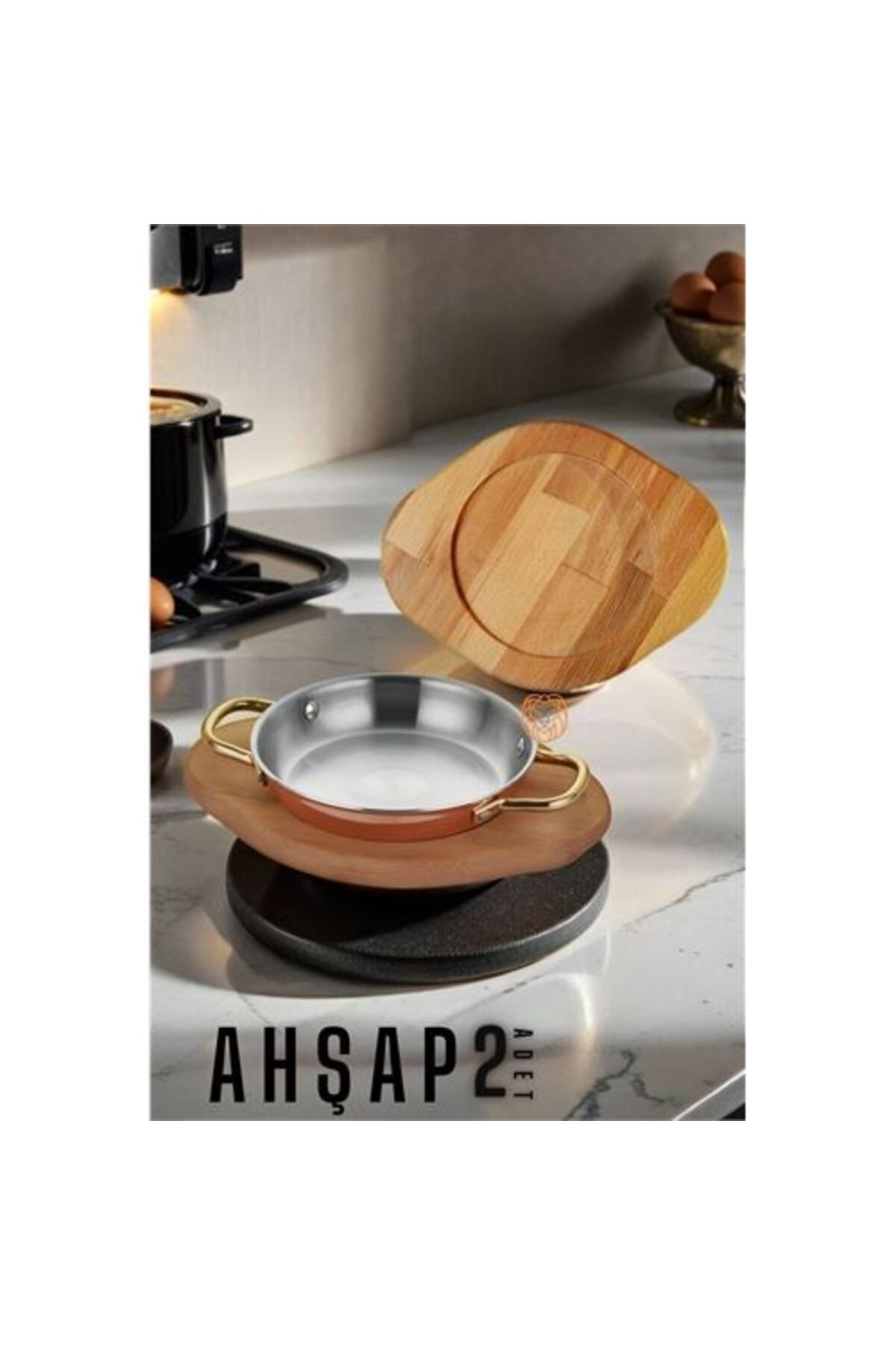 Skygo Modacar Ahşap Sahan Altlığı 2 Adet