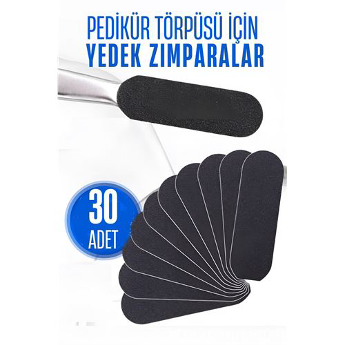 Modacar Ayak Törpü Yedeği Yapışkanlı Törpü Zımparası Pedikür Törp