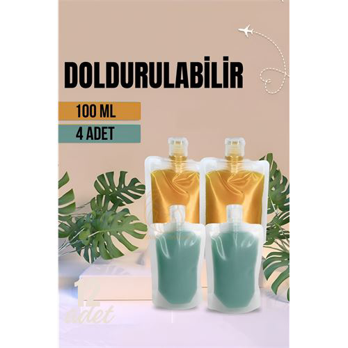 ModaCar Doldurulabilir Krem Şampuan Kabı Tekrar Kullanılabilir Se