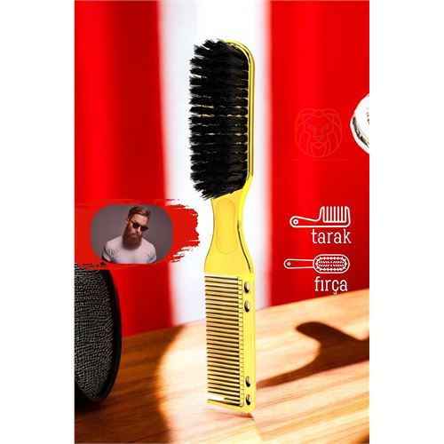 ModaCar Gold Sakal Bıyık Tarama Fırçası