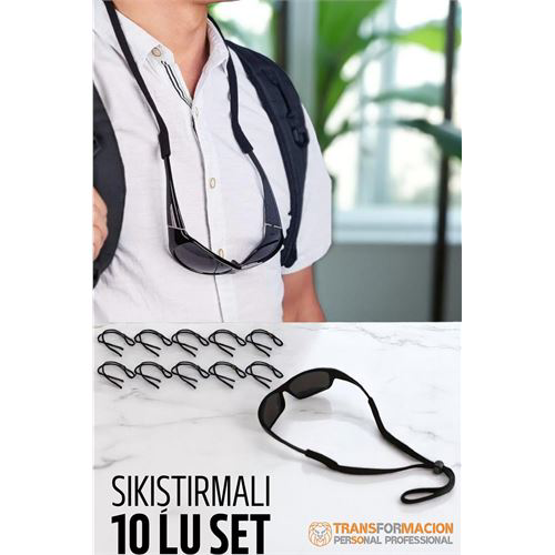 Modacar Gözlük İpi Ayarlanabilir Sıkıştırmalı Gözlük İpi 10 lu SE Modacar Gözlük İpi Ayarlanabilir Sıkıştırmalı Gözlük İpi 10 lu SE