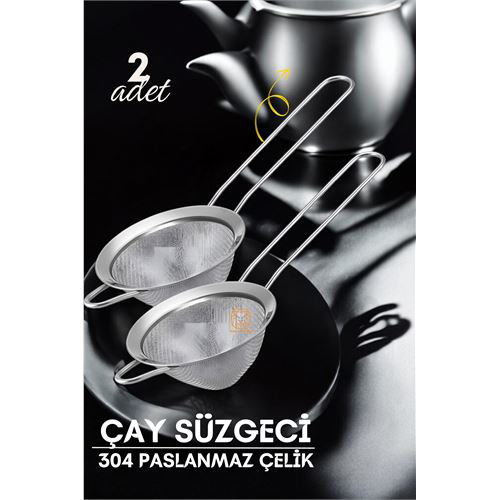 ModaCar Klasik Çay Süzgeci 304 Paslanmaz Çelik 2 ADET ModaCar Klasik Çay Süzgeci 304 Paslanmaz Çelik 2 ADET
