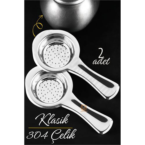 ModaCar Klasik Çay Süzgeci 304 Paslanmaz Çelik 2 ADET ModaCar Klasik Çay Süzgeci 304 Paslanmaz Çelik 2 ADET
