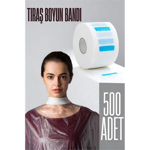 ModaCar Kuaför Tıraş Boyun Bandı - Berber Boyun Bandı Tek Kullanı