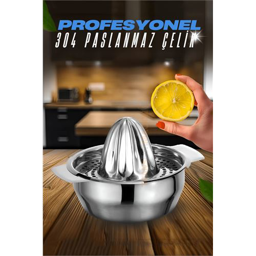 ModaCar Limon Sıkacağı 304 Paslanmaz Çelik Meyve Sıkacağı Profes ModaCar Limon Sıkacağı 304 Paslanmaz Çelik Meyve Sıkacağı Profes