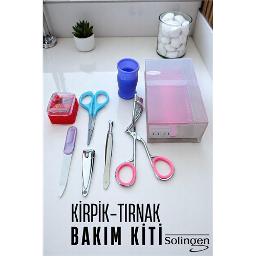 ModaCar Manikür Seti  6 Parça Profesyonel Tırnak ve Kaş Bakım Set