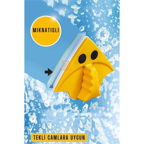 Modacar Mıknatıslı Çift Taraflı Cam Temizleyici