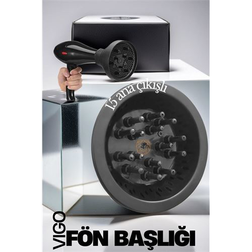 Modacar Profesyonel Fön Için Difüzör Vigo Başlık 719410 Modacar Profesyonel Fön Için Difüzör Vigo Başlık 719410