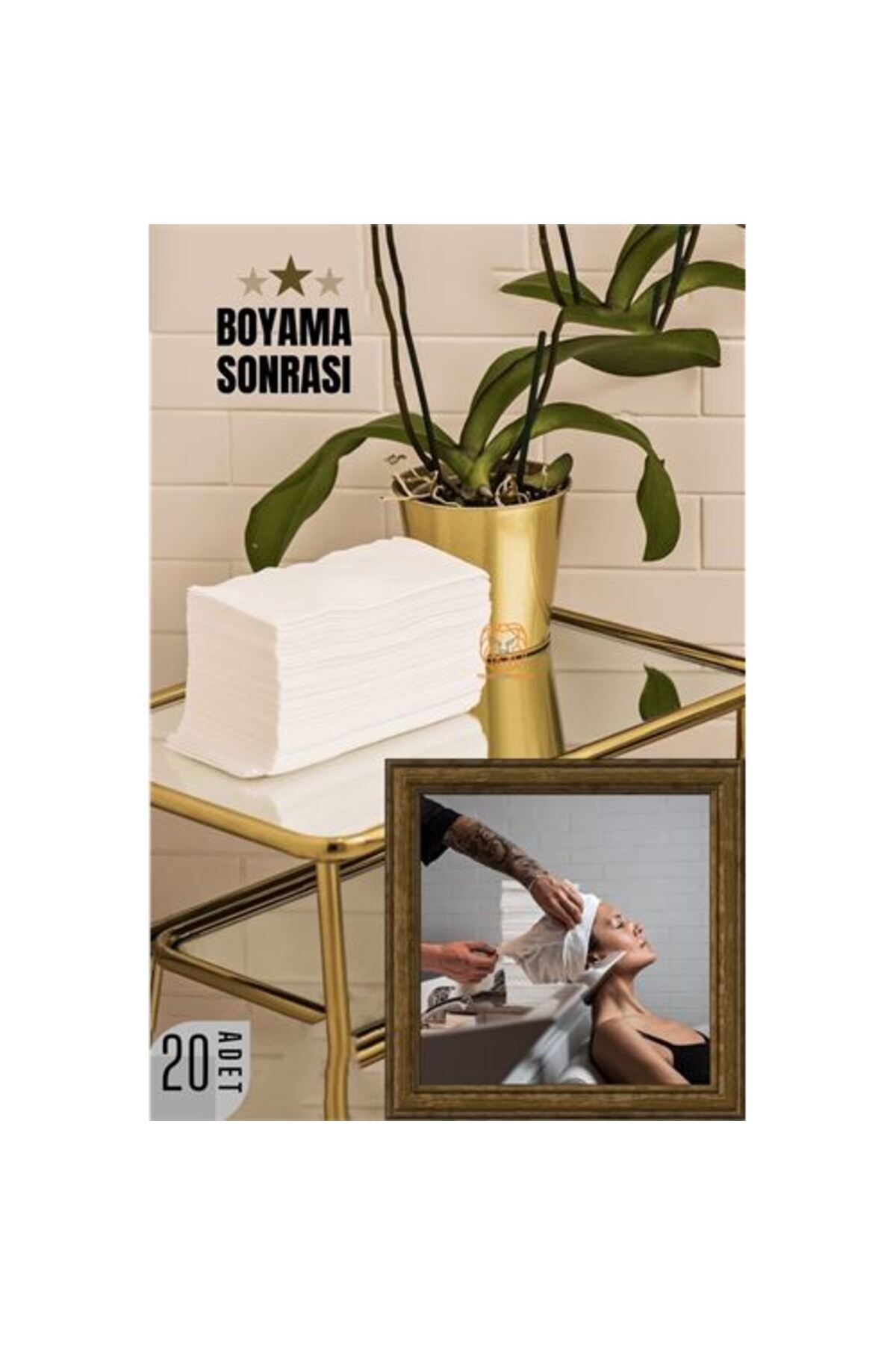 Toptan Bulurum Modacar Saç Boya Sonrası Kurulama Havlusu Kuaför Salon Havlusu 20 Adet