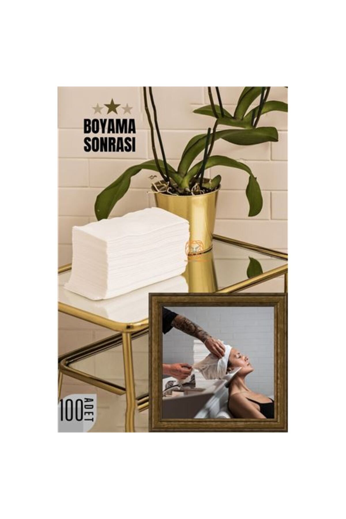 Toptan Bulurum Modacar Saç Boya Sonrası Kurulama Havlusu Kuaför Salon Havlusu 100 Adet