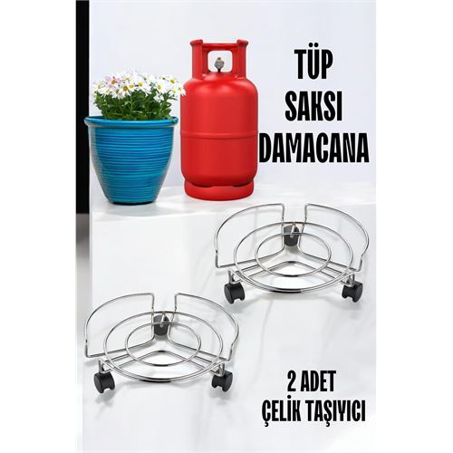 Modacar Saksı Tüp Damacana Altlığı Tekerlekli Taşıyıcı 2 ADET Modacar Saksı Tüp Damacana Altlığı Tekerlekli Taşıyıcı 2 ADET