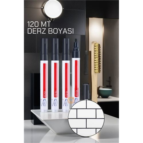 ModaCar SİYAH Derz Boyası 120 Metre ModaCar SİYAH Derz Boyası 120 Metre